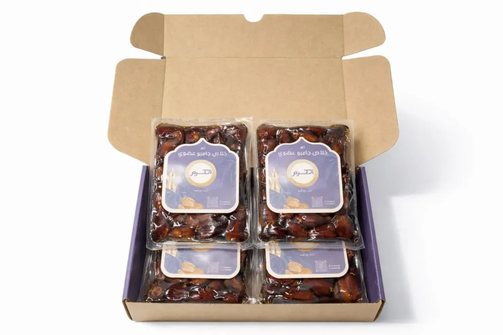 Al-Karam Organic Khalas Dates 4 Pcs