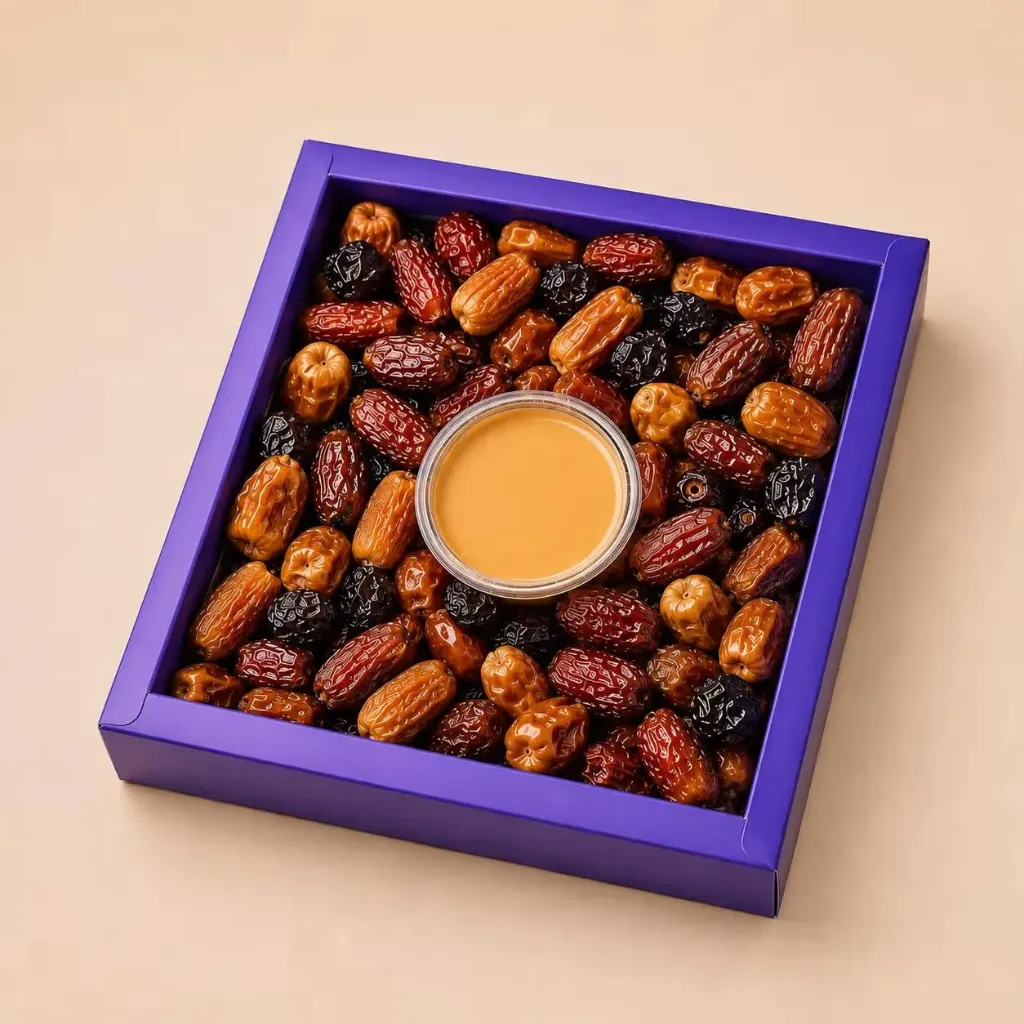Organic Mixed Dates Box with Hardah